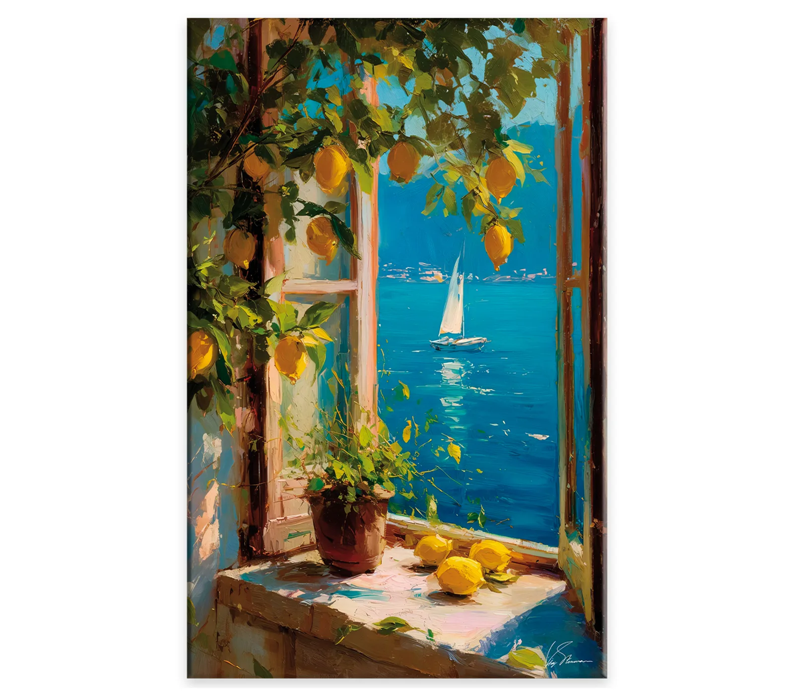 Картина на холсте VACANZE / ОТПУСК, 70×110 см